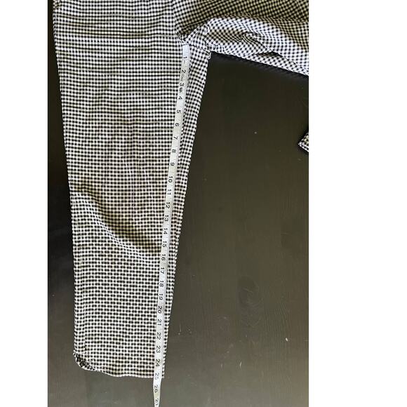 Attyre New York Seersucker Black and White Checkered Pants Sz8 - Picture 10 of 16